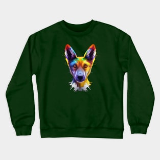 Dingo Watercolor Artwork Crewneck Sweatshirt